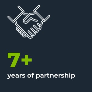 7 plus years of partnership