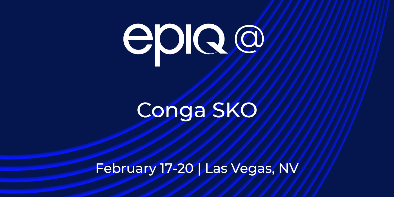 Epiq at Conga SKO