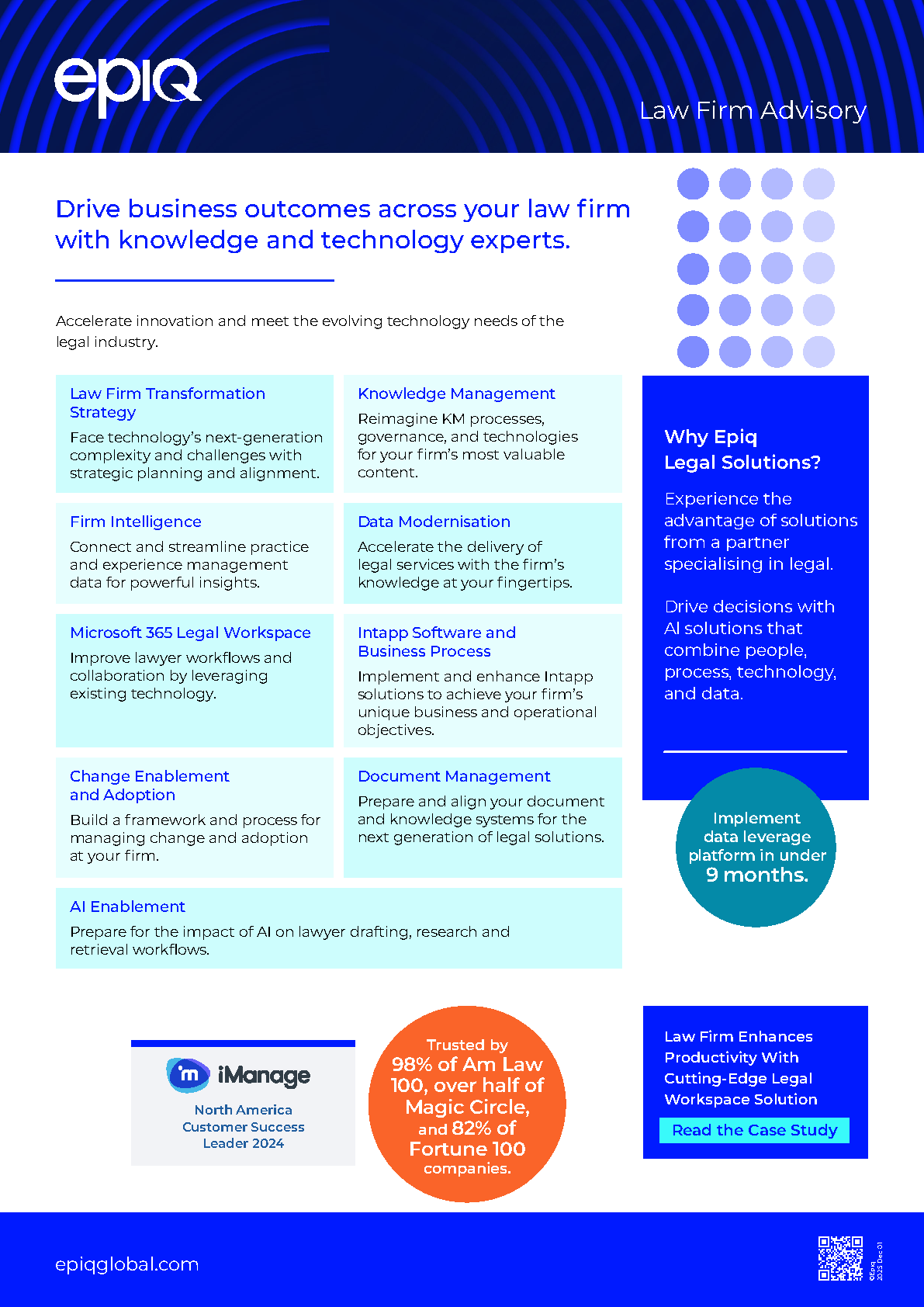 Law Firm Advisory Solution Brief