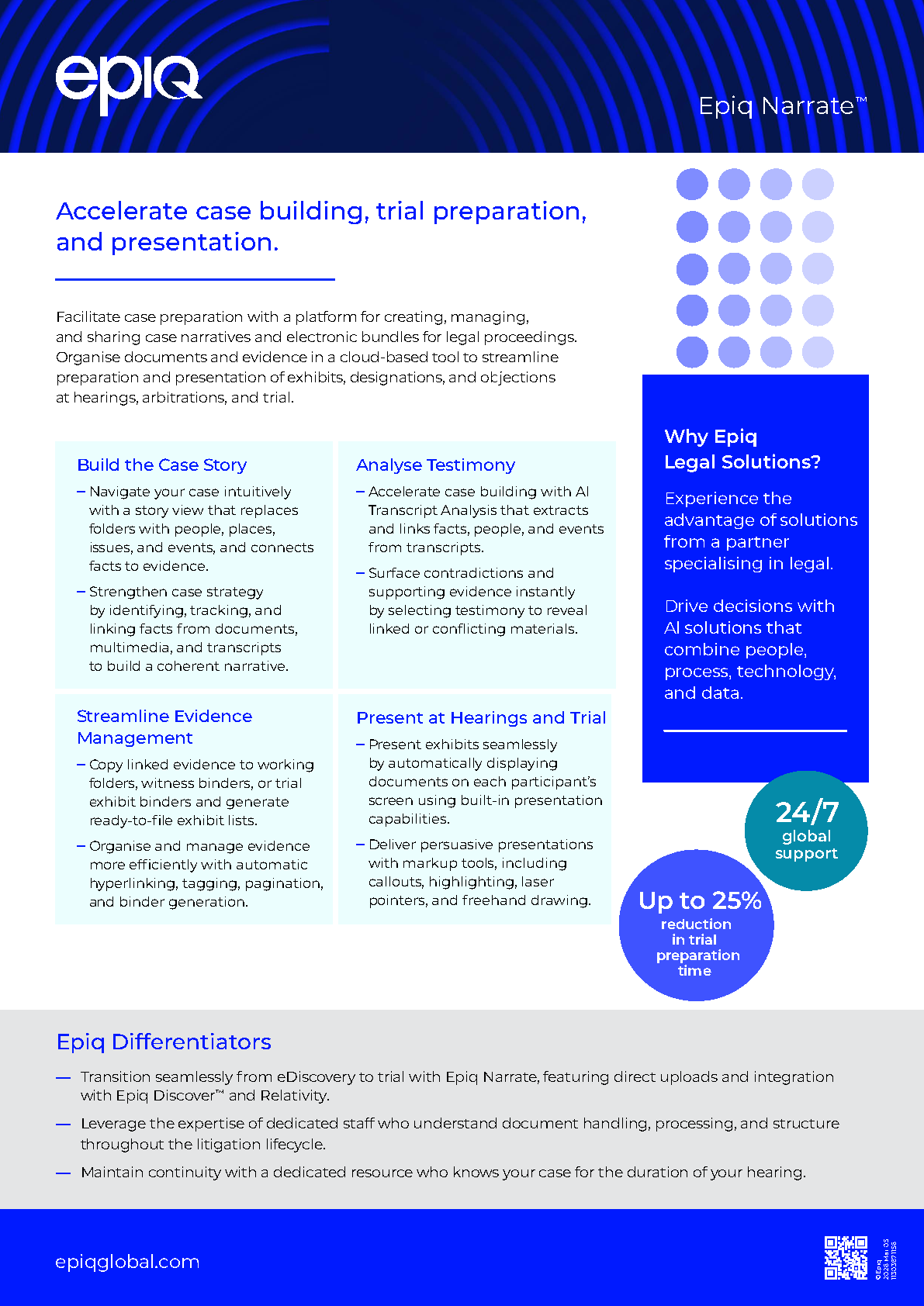 Epiq Narrate Solution Brief