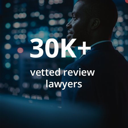 30K+ review lawyers