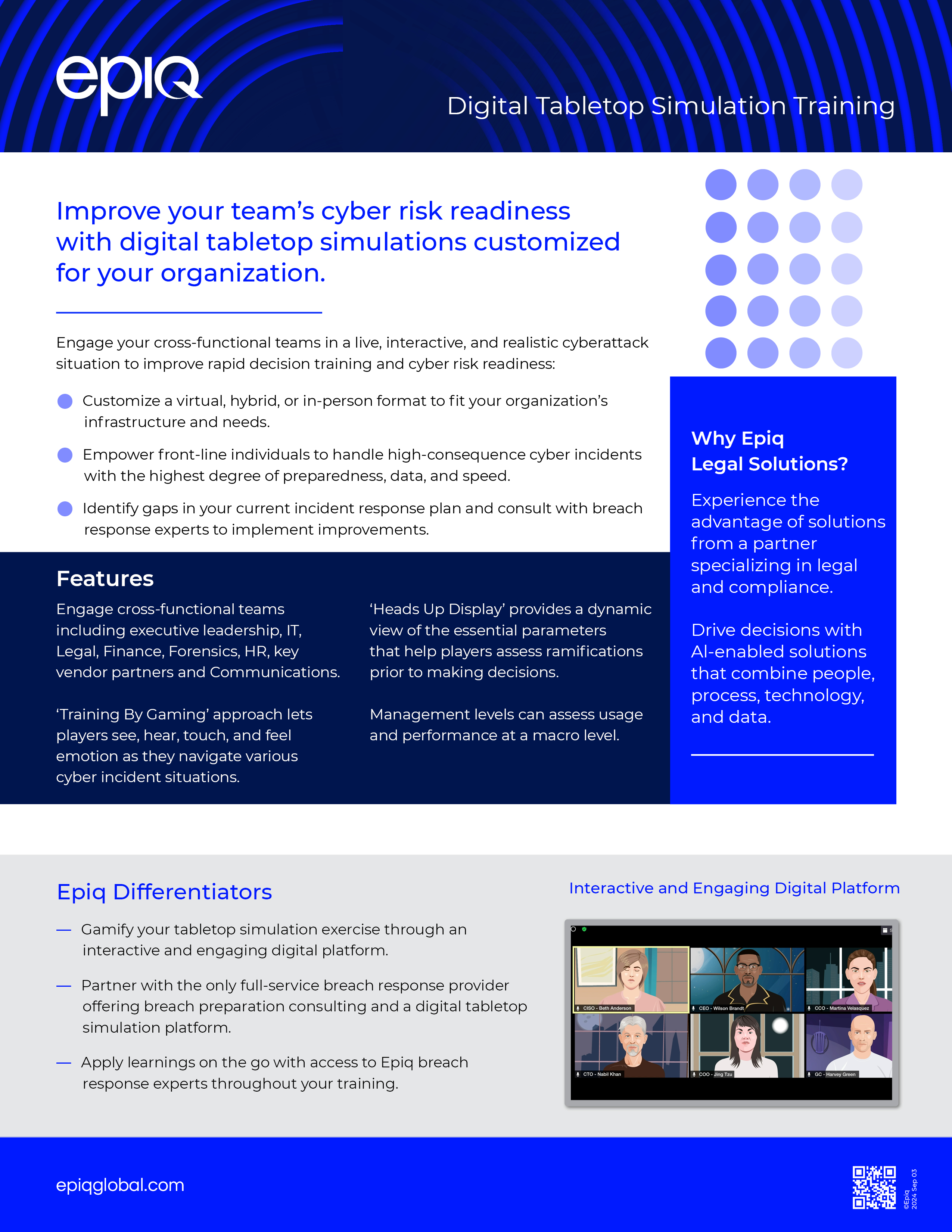 Digital Cyber Tabletop solution brief