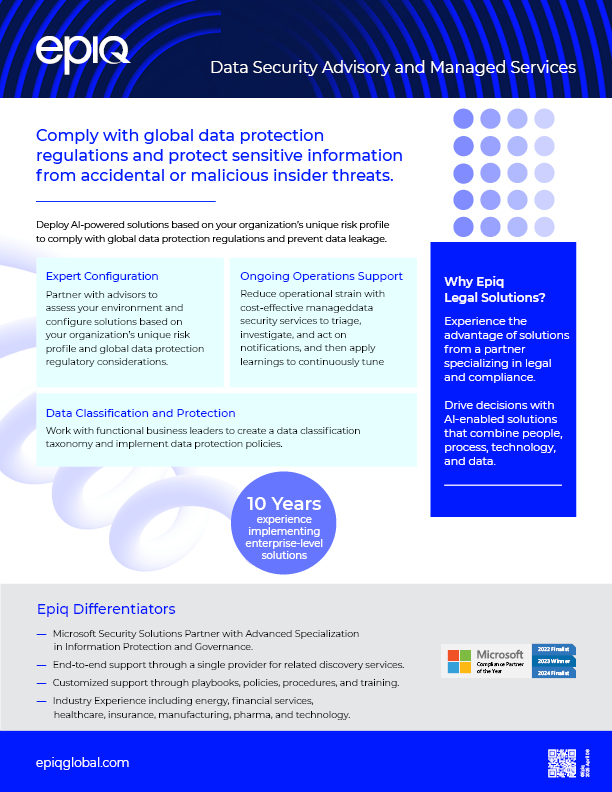 Data Security Solution Brief