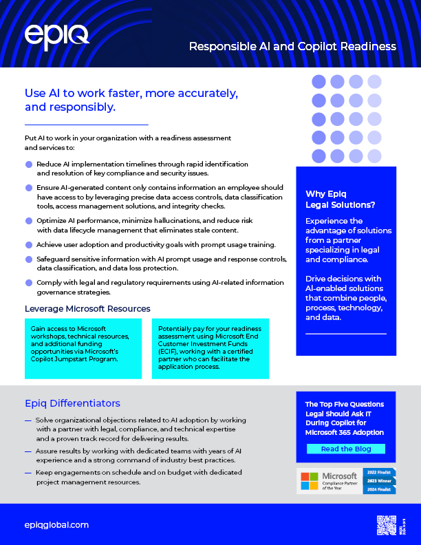 Responsible AI and Copilot Readiness Solution Brief