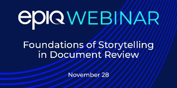 Foundations of Storytelling in Document Review 