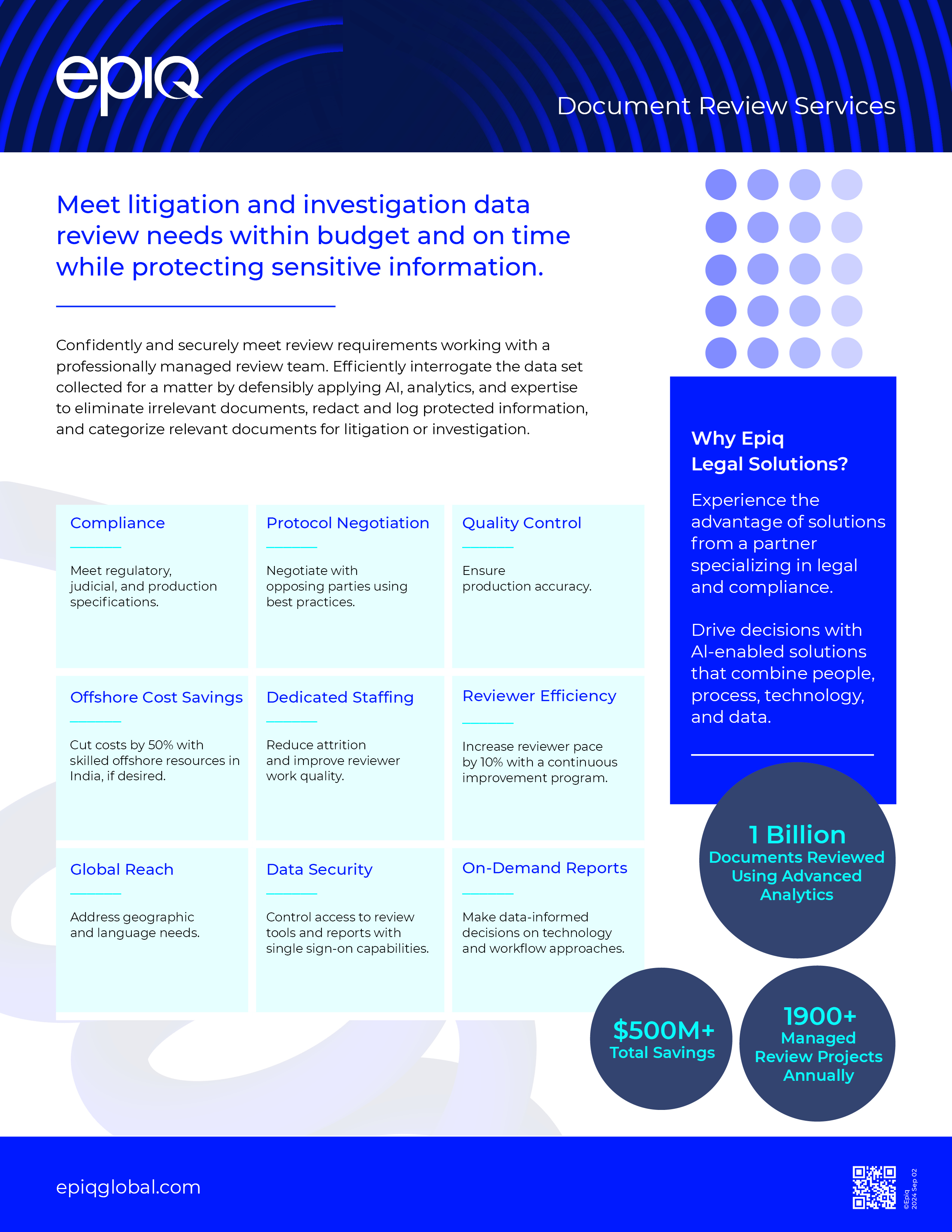 Epiq Document Review Solution Brief