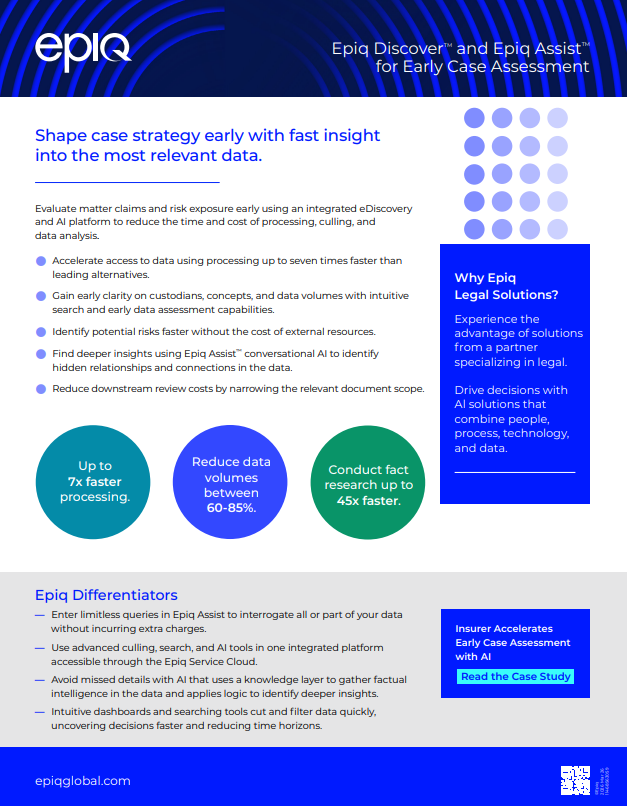Epiq Discovery Solution Brief