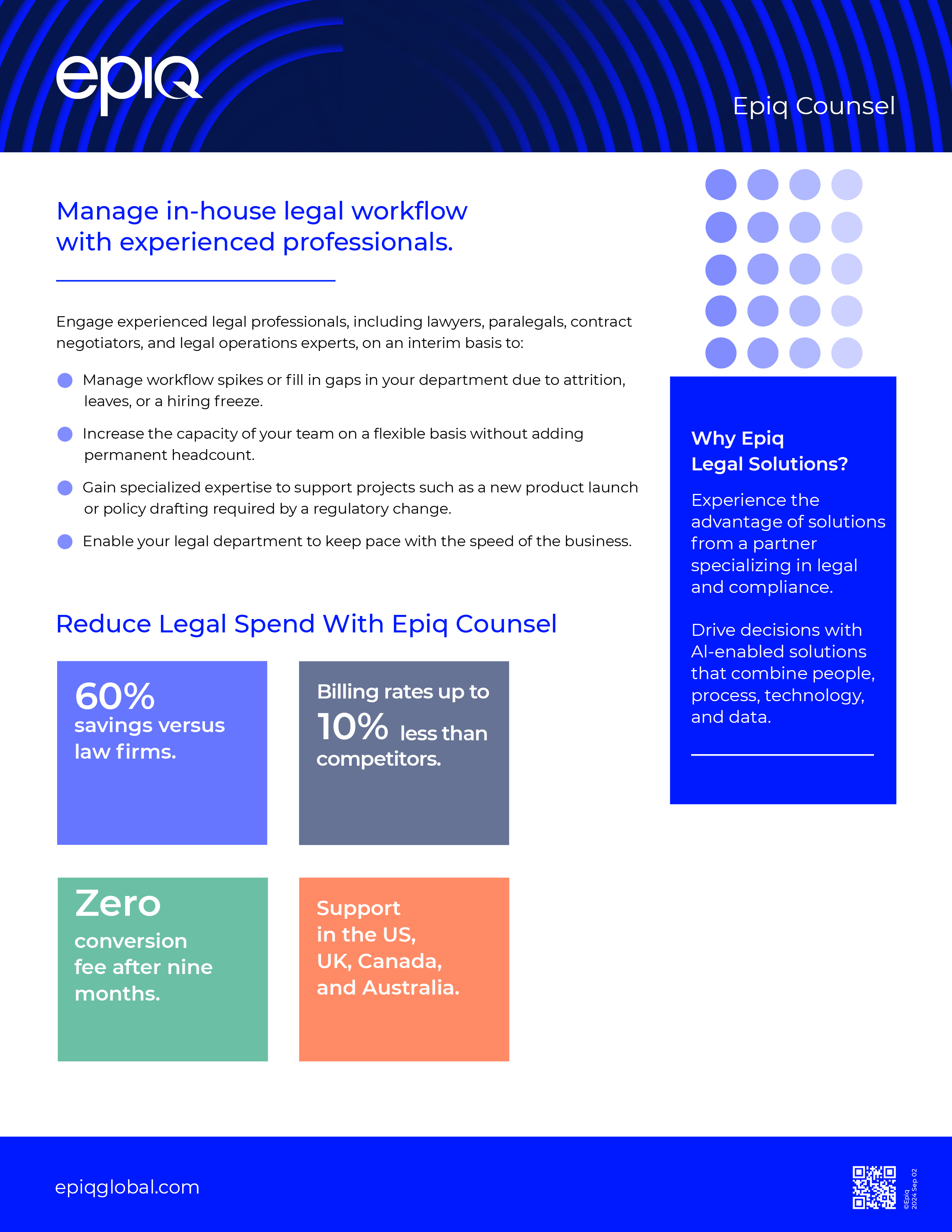 Epiq Counsel Solution Brief