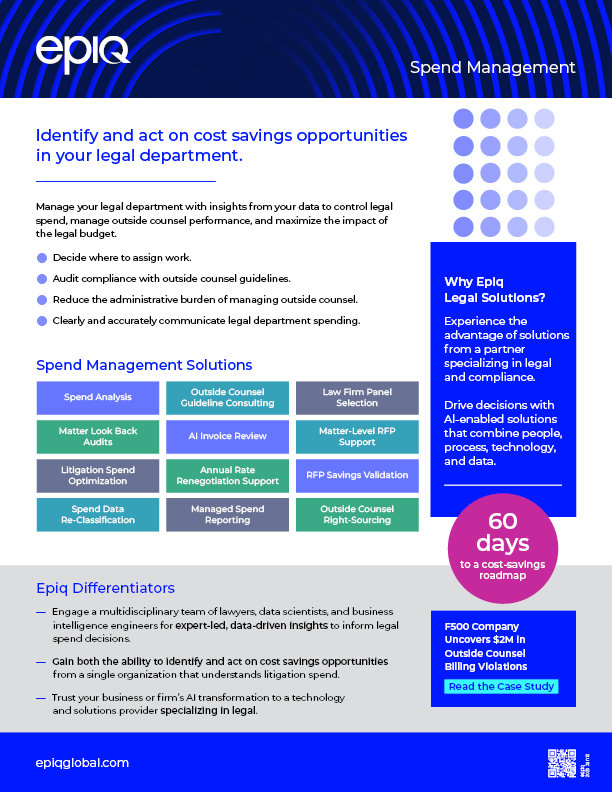 Spend Management Solution Brief